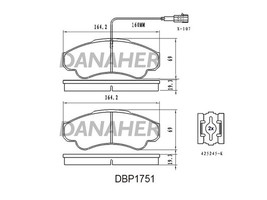 Disk plocice Ducato Boxer Jumper 2002-2006 prednje 1800kg