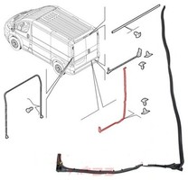 Keder zadnjih vrata Ducato Boxer Jumper preklopni H2